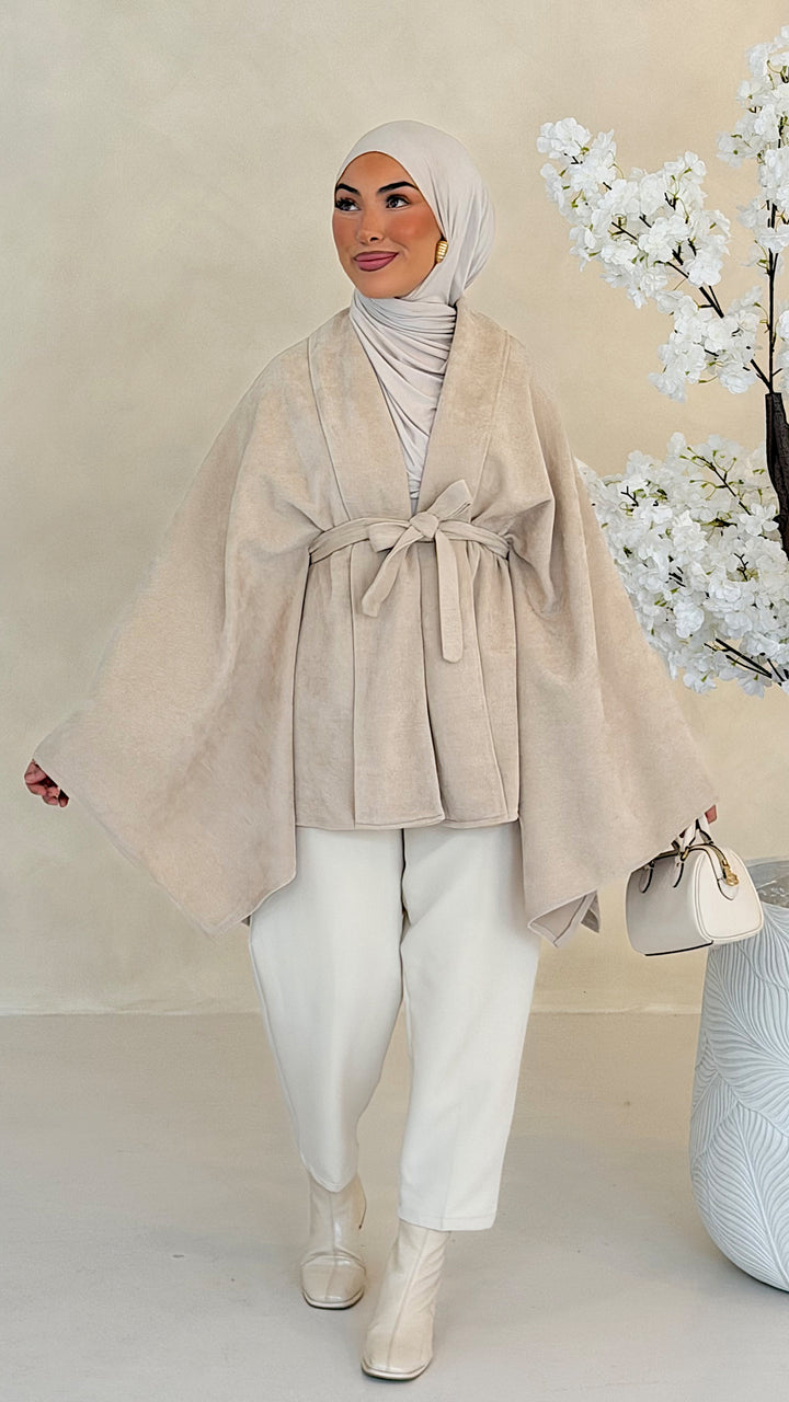 Kaia Poncho mit Kimonoärmeln