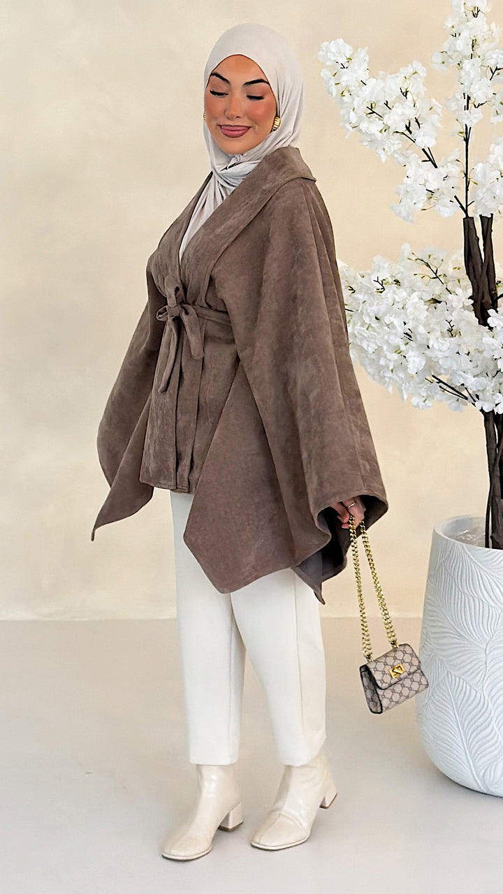 Kaia Poncho mit Kimonoärmeln