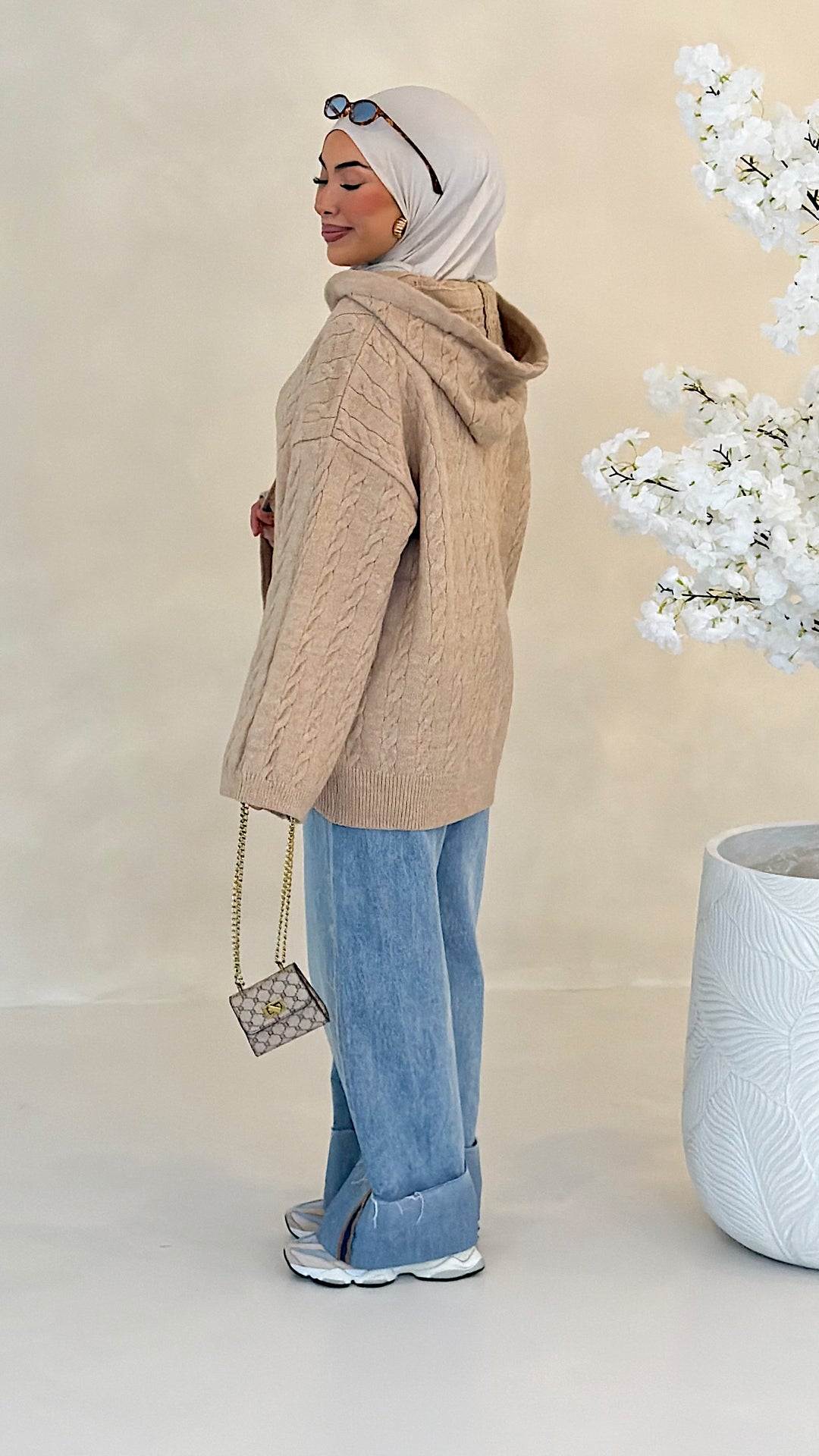 Mila Zopfstrick-Cardigan