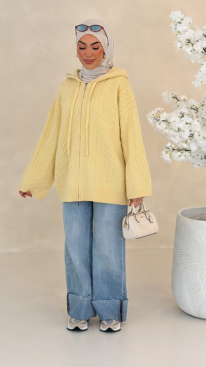 Mila Zopfstrick-Cardigan