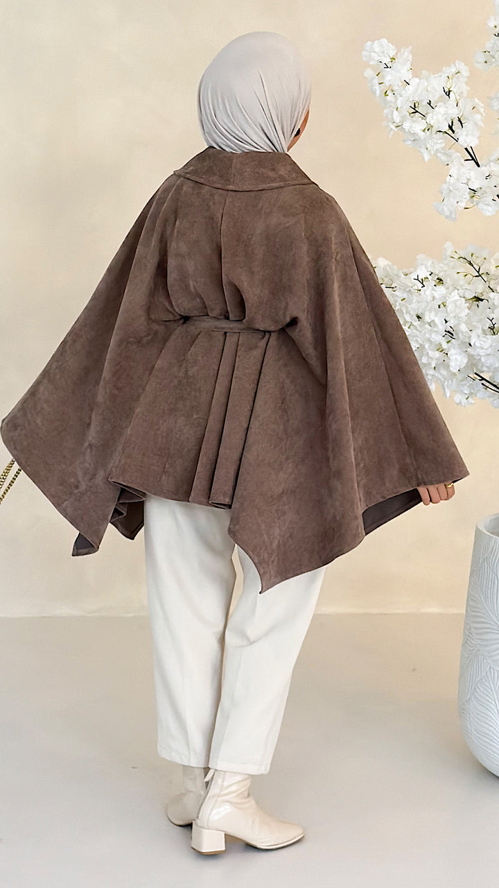 Kaia Poncho mit Kimonoärmeln
