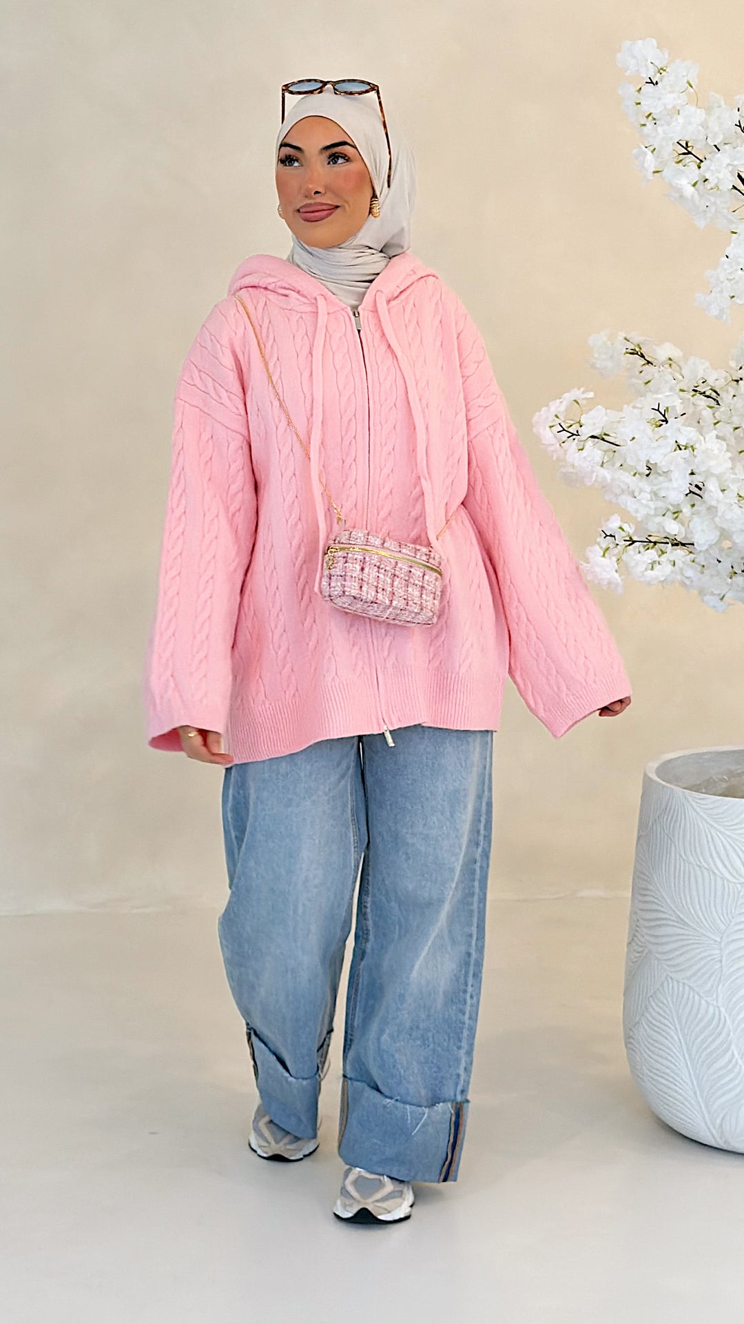 Mila Zopfstrick-Cardigan