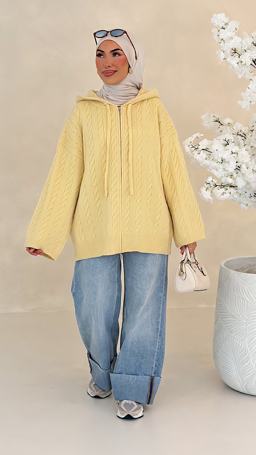 Mila Zopfstrick-Cardigan