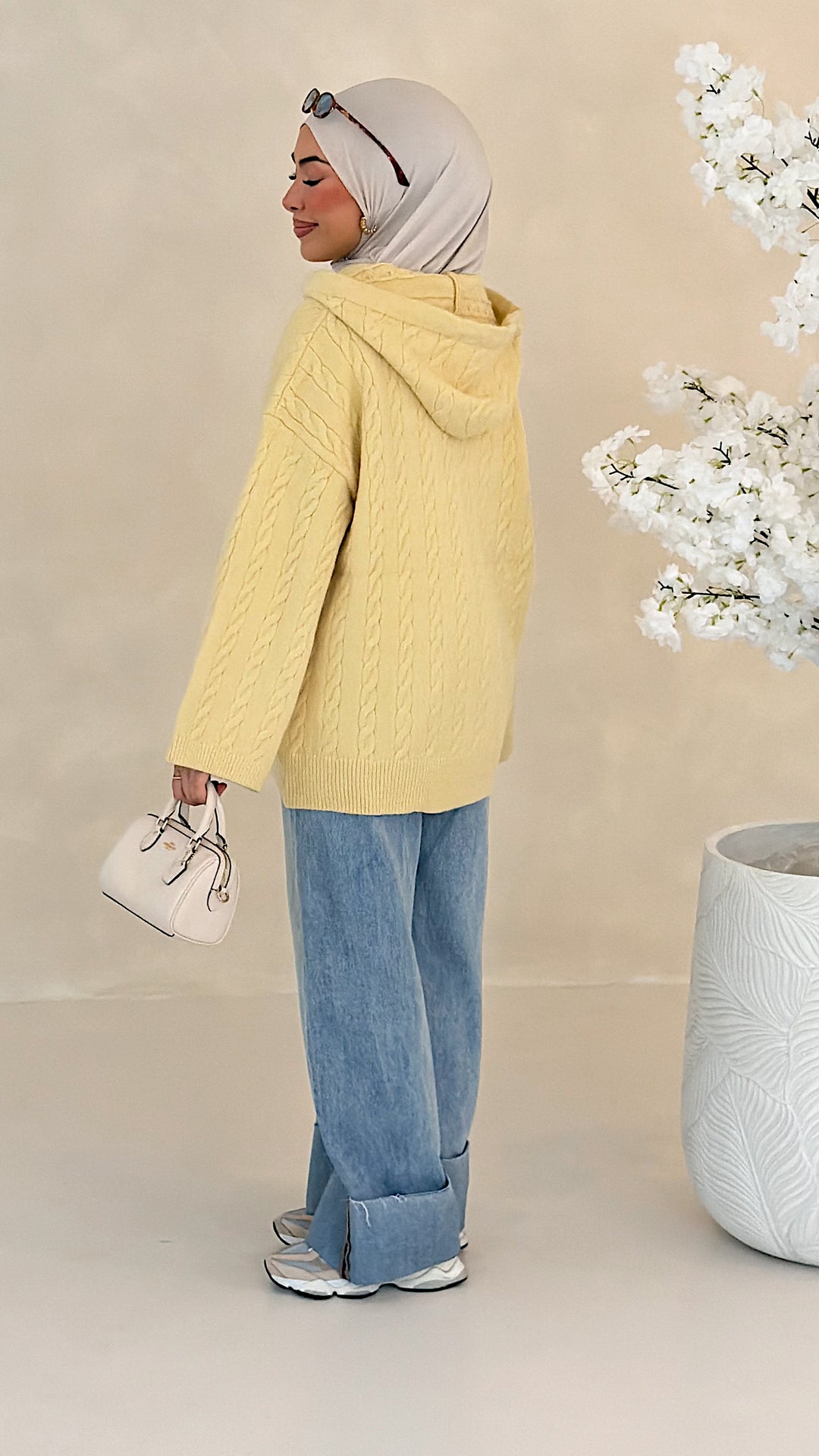 Mila Zopfstrick-Cardigan
