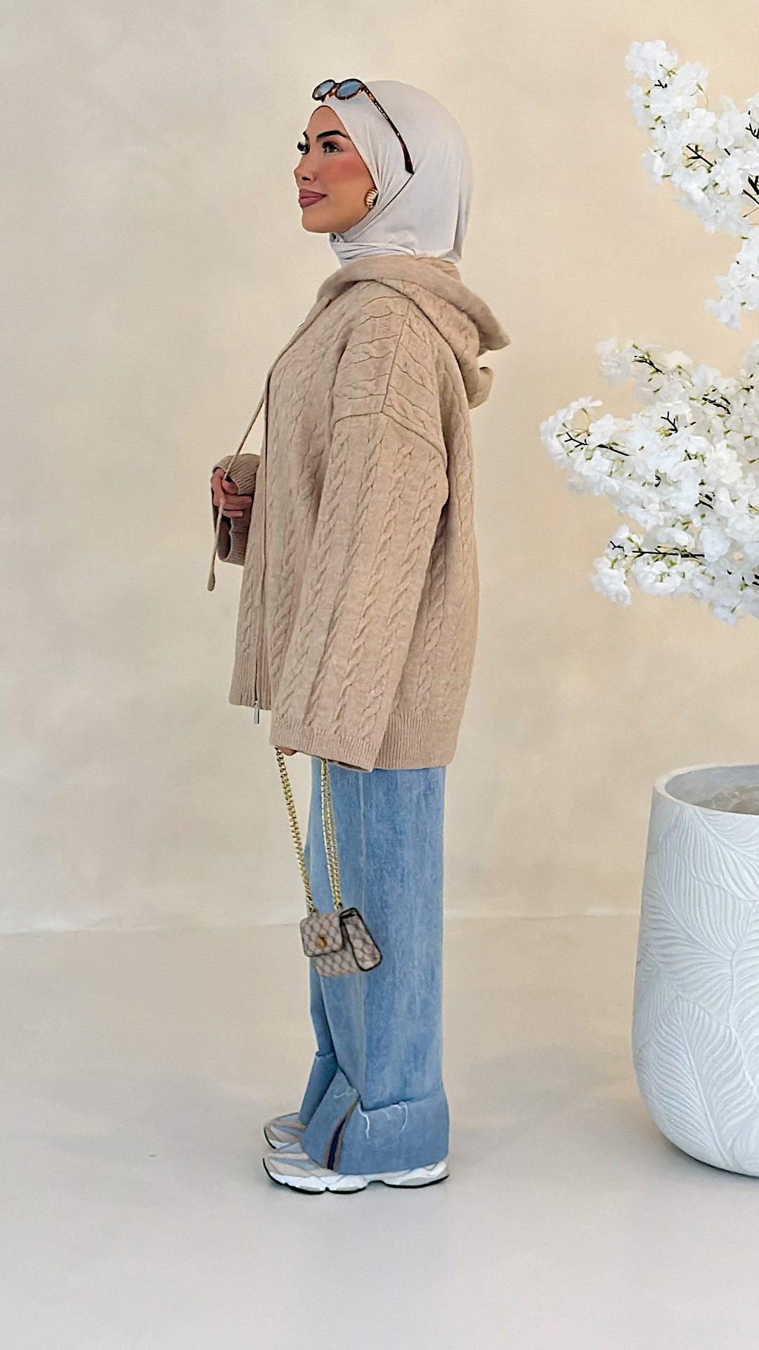 Mila Zopfstrick-Cardigan