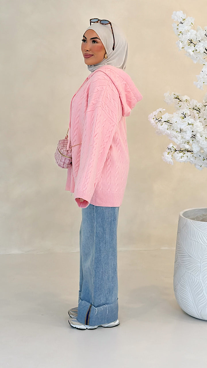 Mila Zopfstrick-Cardigan