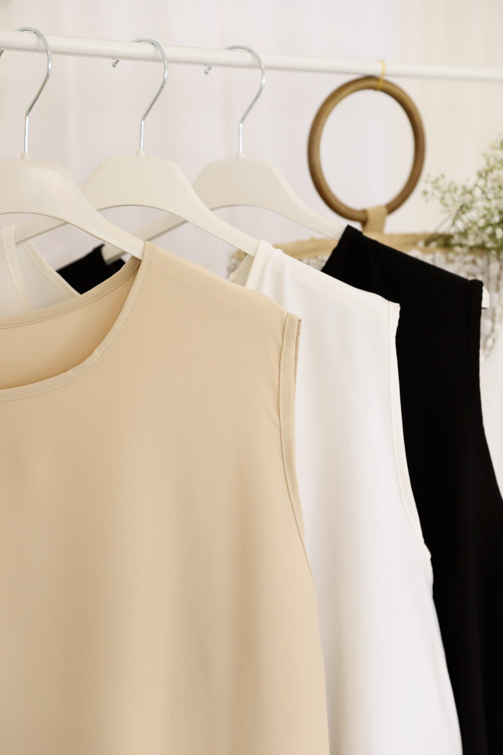 Amal Maxi Unterkleid in Beige