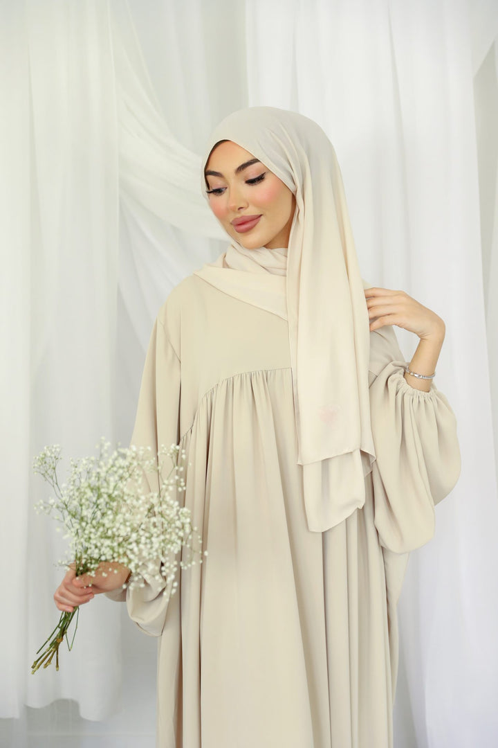 Dalia Abaya in Beige