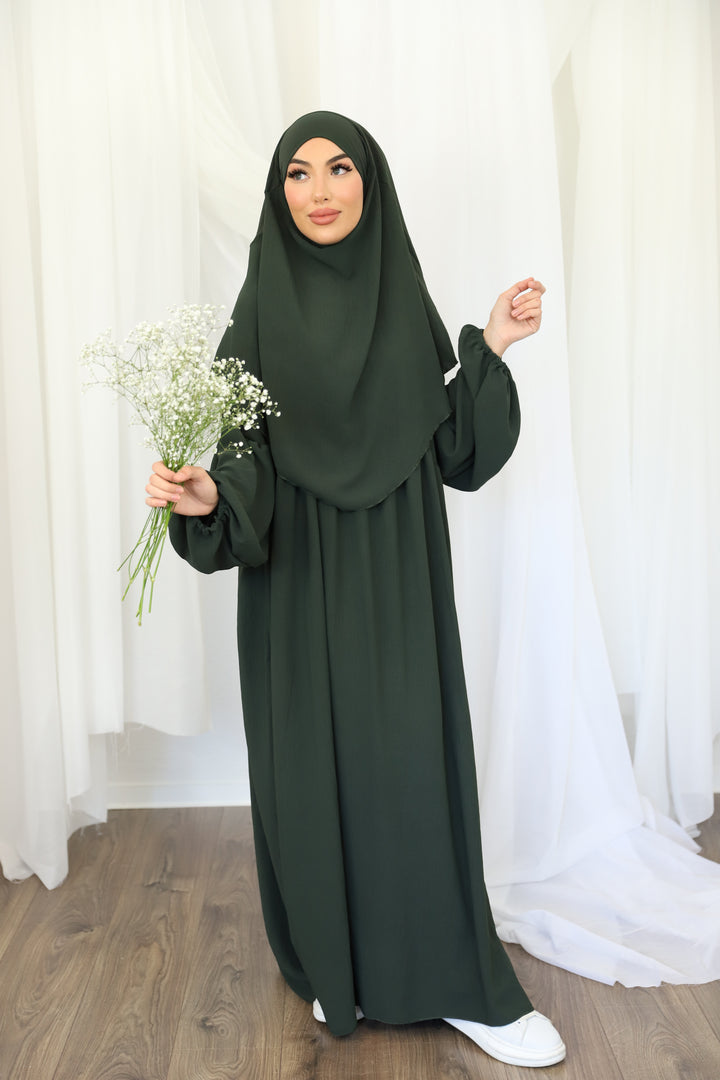 Khaleesi Abaya Set in Khaki