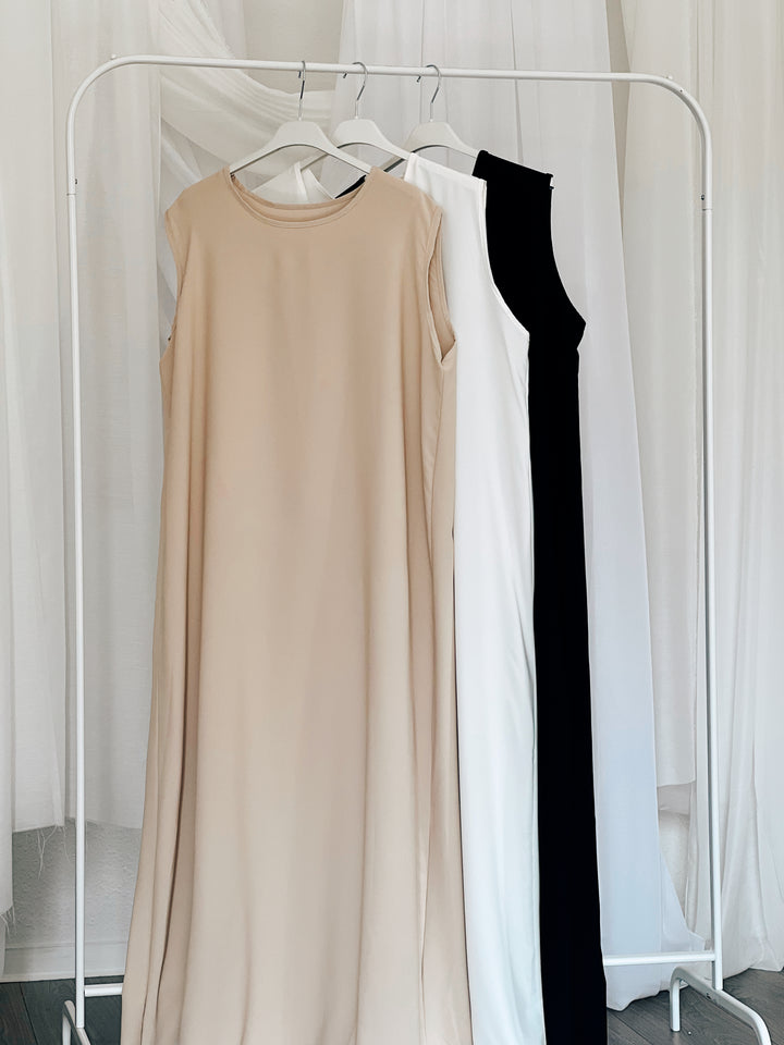Amal Maxi Unterkleid in Weiß