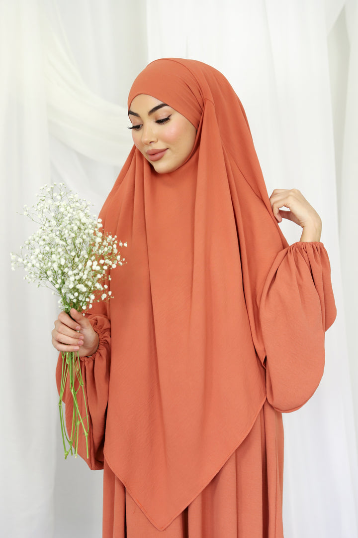 Naima Premium Khimar in Lachs