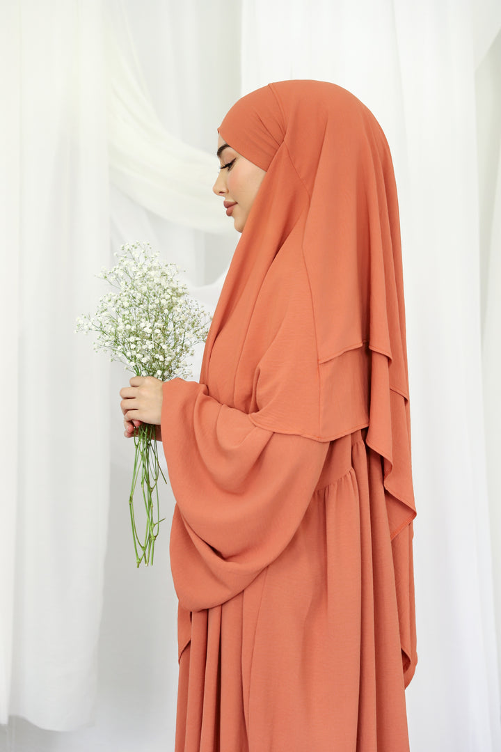 Naima Premium Khimar in Lachs